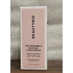 Beauty Bio Zenbubble Bi-Phase Toner Serum 1.7 oz New In Box